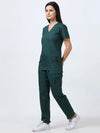 CottoEase Medical Scrubs for Women Doctors (V-Neck)