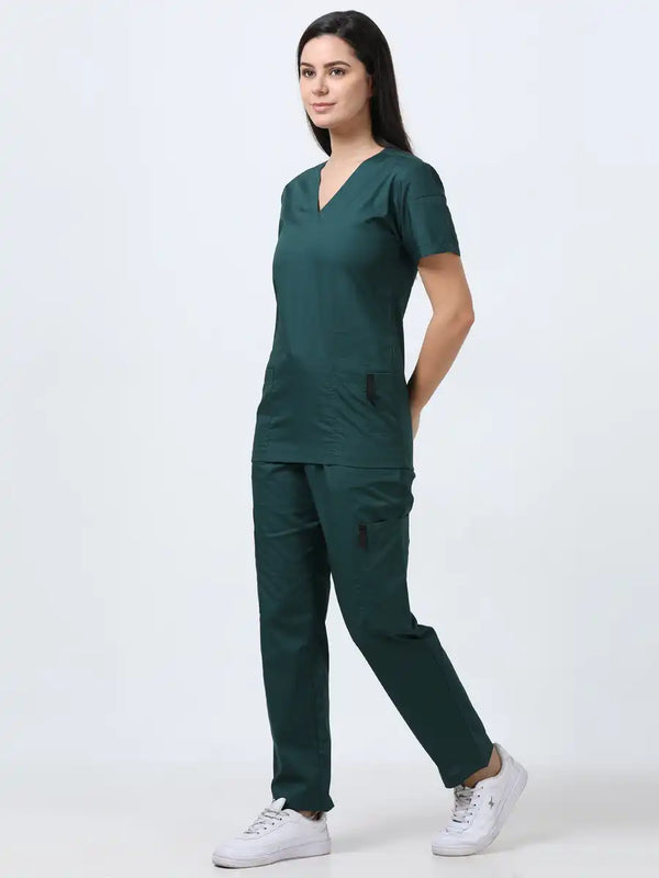 Stretchon Plus Medical Scrubs for Women Doctors (V-Neck)