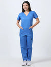 CottoEase Medical Scrubs for Women Doctors (V-Neck)